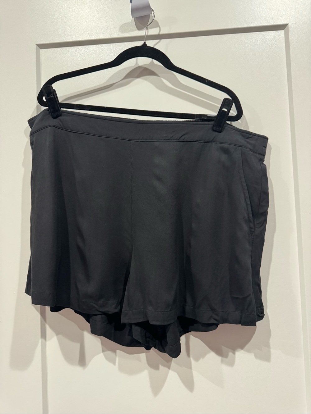 Black Flowing Shorts